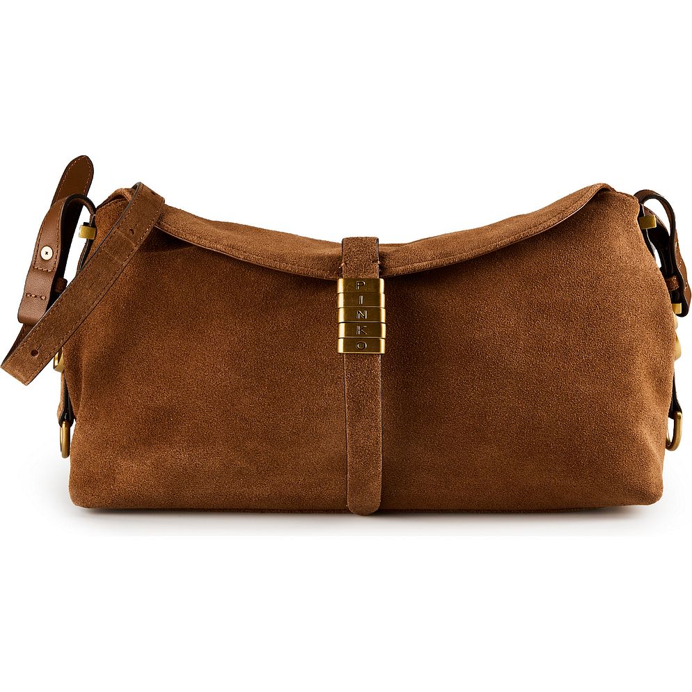PINKO Saddle Horizontal Borsa a spalla Vera Pelle 34 cm PINKO Saddle Horizontal Borsa a spalla Vera Pelle 34 cm