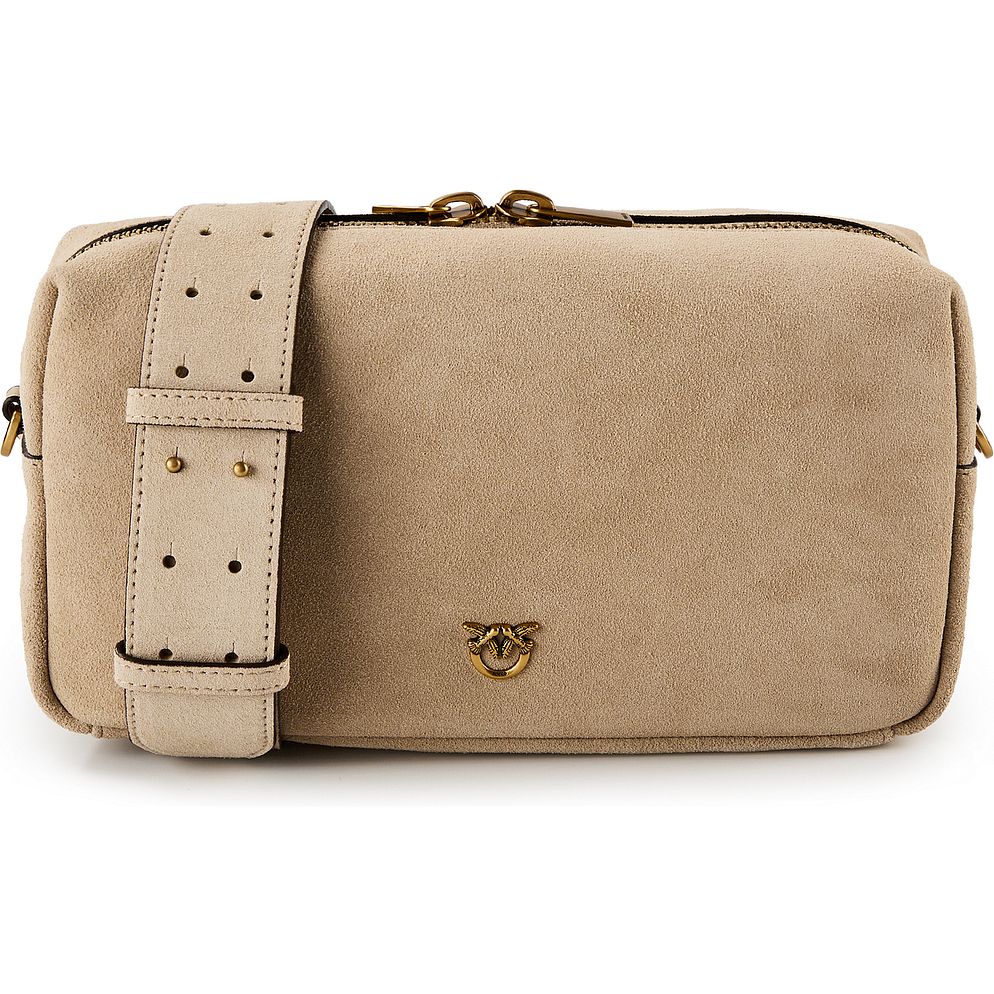 PINKO Shoulder Horizontal Borsa a tracolla Vera Pelle 25 cm PINKO Shoulder Horizontal Borsa a tracolla Vera Pelle 25 cm