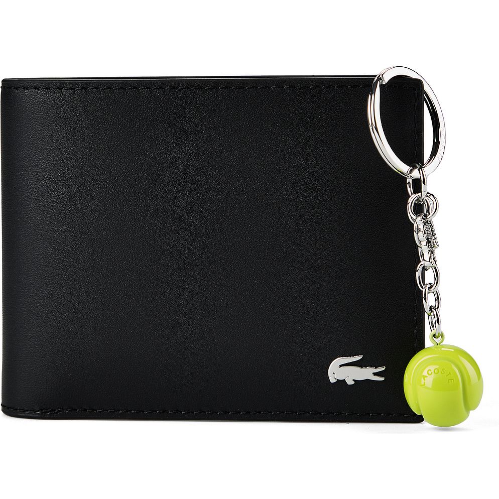 Lacoste Portafoglio Protezione RFID Vera Pelle 11 cm Scatola regalo Lacoste Portafoglio Protezione RFID Vera Pelle 11 cm Scatola regalo