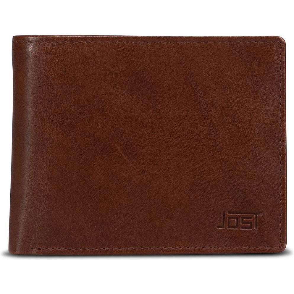 Jost Vardo Portafoglio Protezione RFID Vera Pelle 12 cm Jost Vardo Portafoglio Protezione RFID Vera Pelle 12 cm
