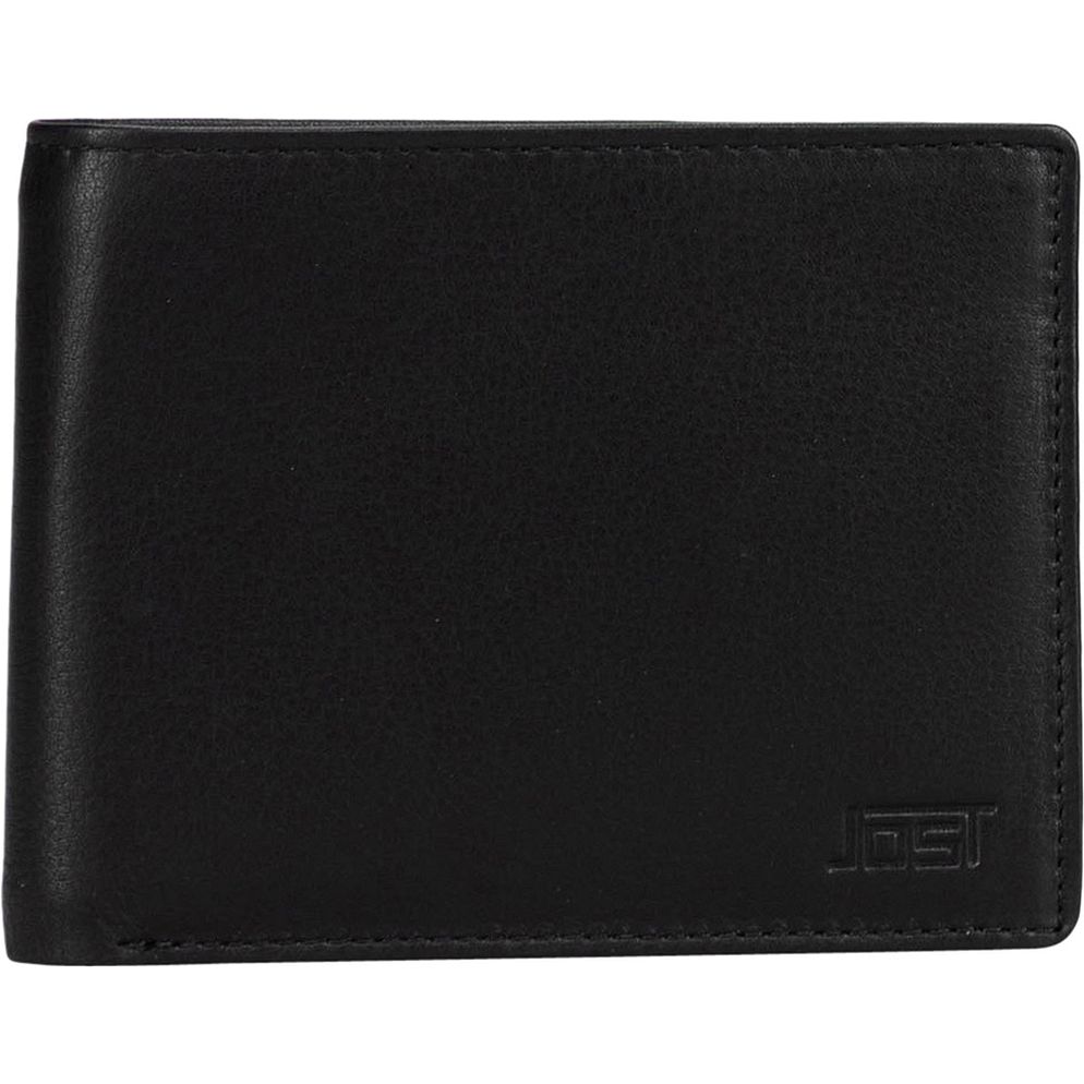Jost Odense Portafoglio Protezione RFID Vera Pelle 12.5 cm