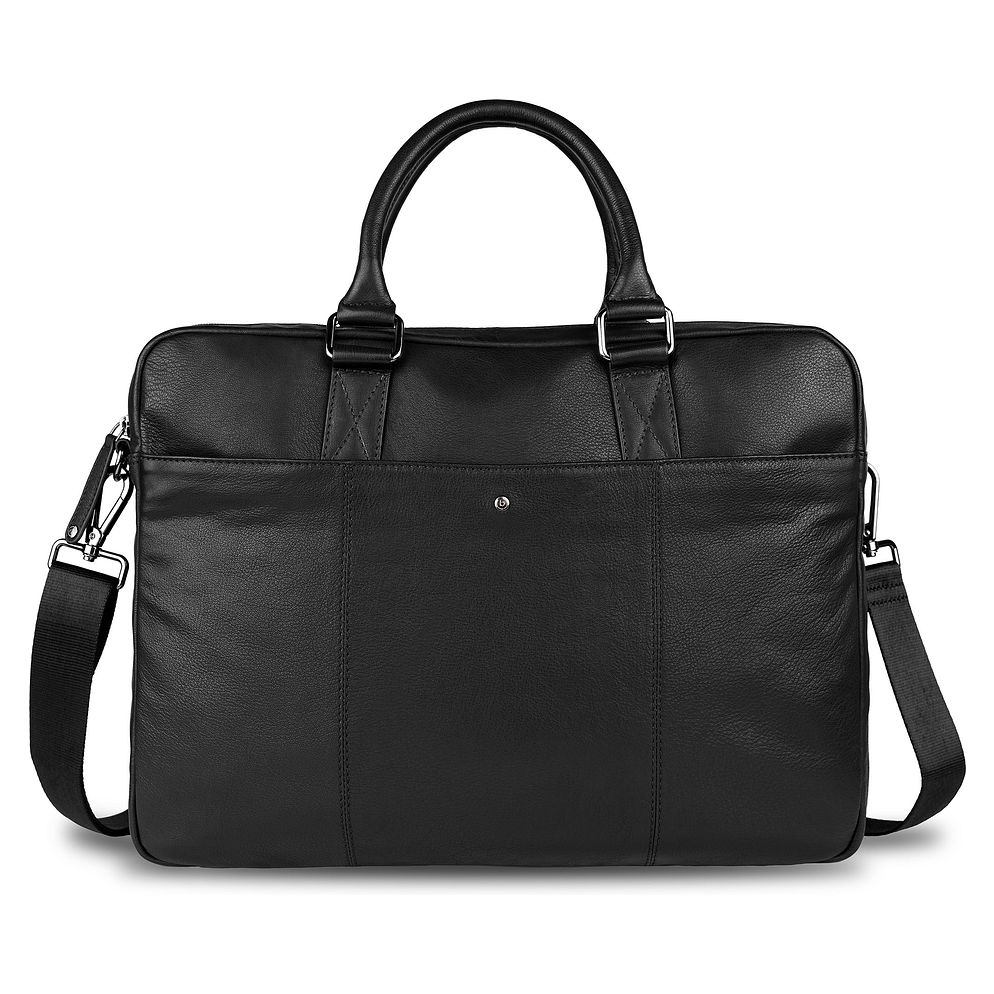 bugatti Black Magic Valigetta Vera Pelle 40 cm Vano porta PC bugatti Black Magic Valigetta Vera Pelle 40 cm Vano porta PC