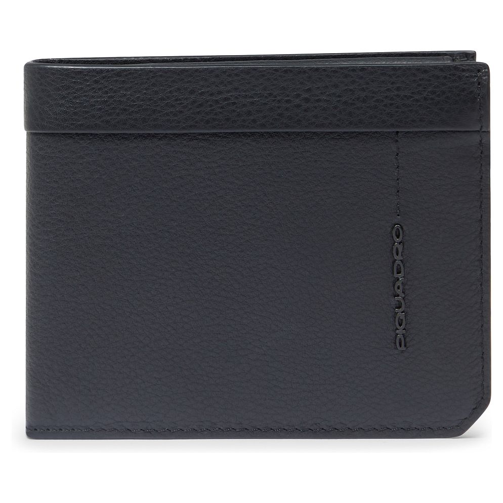 Piquadro Russell Portafoglio Protezione RFID Vera Pelle 11 cm Piquadro Russell Portafoglio Protezione RFID Vera Pelle 11 cm