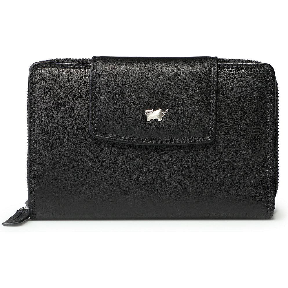 Braun Büffel Golf 3.0 Peněženka RFID ochrana Kůže 14 cm