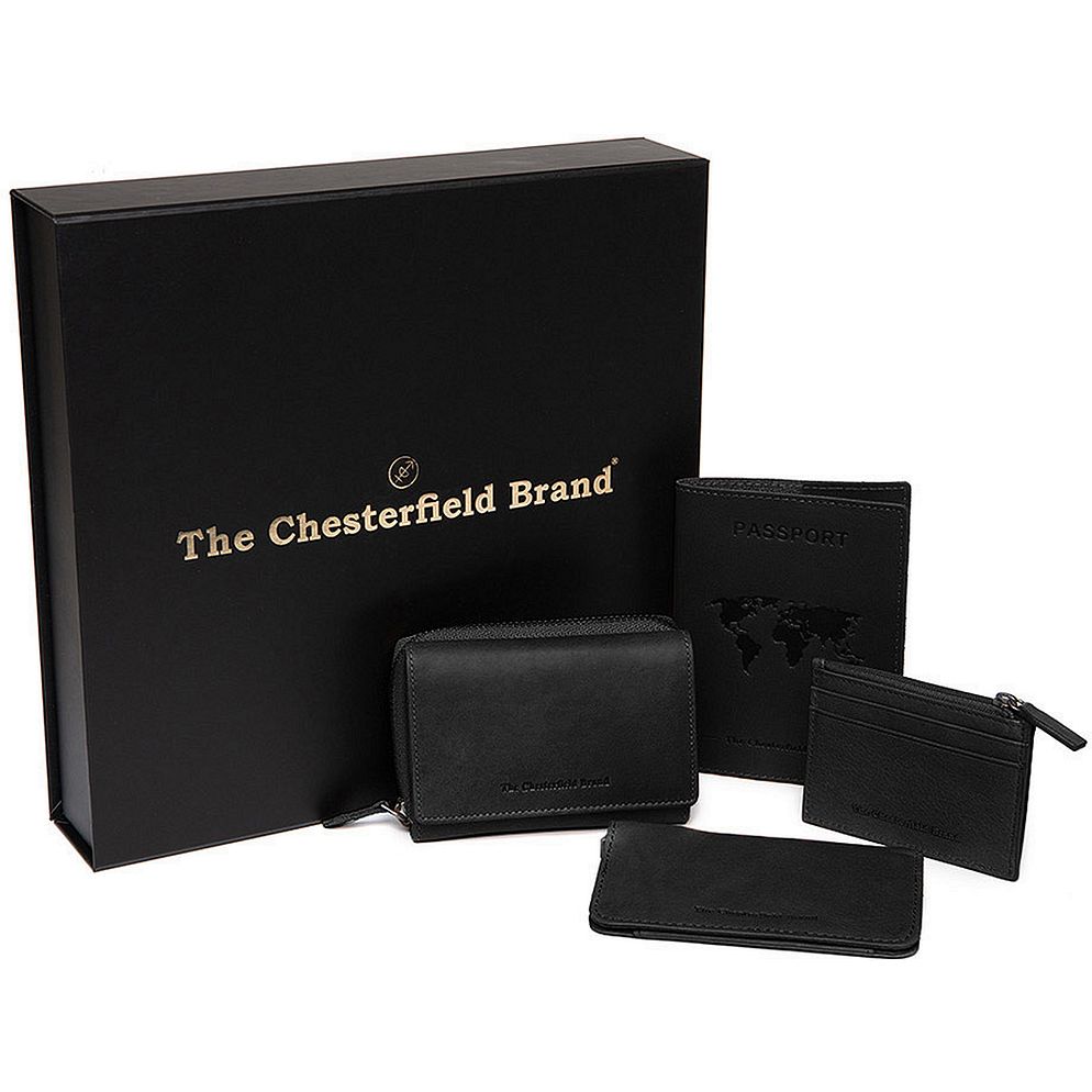 The Chesterfield Brand Portafoglio Protezione RFID Vera Pelle 11.5 cm Scatola regalo