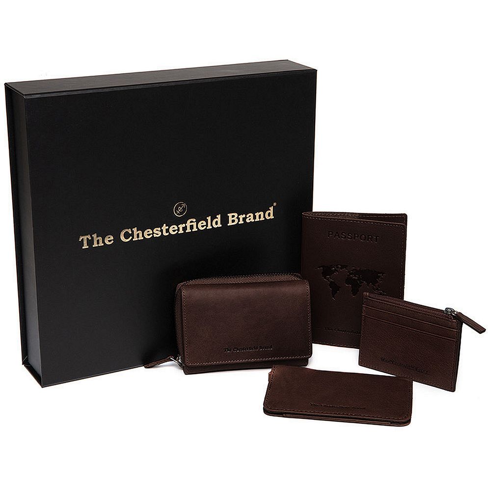 The Chesterfield Brand Portafoglio Protezione RFID Vera Pelle 11.5 cm Scatola regalo