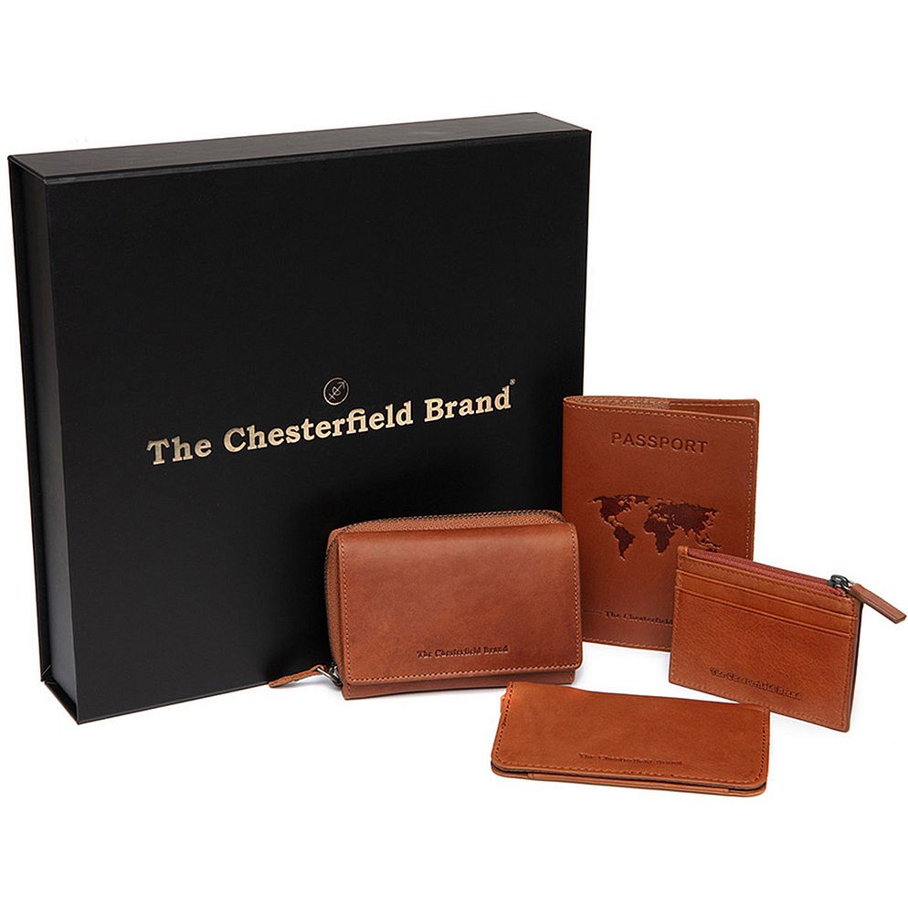 The Chesterfield Brand Portafoglio Protezione RFID Vera Pelle 11.5 cm Scatola regalo