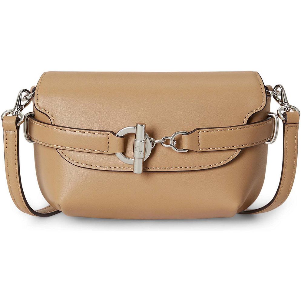 Lauren Ralph Lauren Blake Mini Borsa Borsa a tracolla Vera Pelle 18 cm