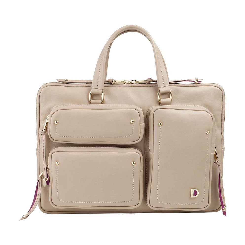 DuDu Pocket Maletín Piel natural 36 cm Compartimento para el portátil
