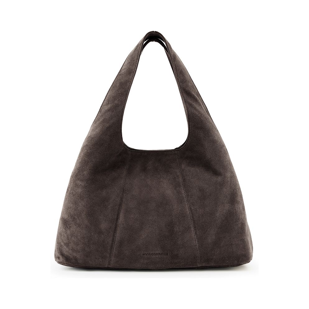 LES VISIONNAIRES Paz Essential Borsa a spalla Vera Pelle 46 cm