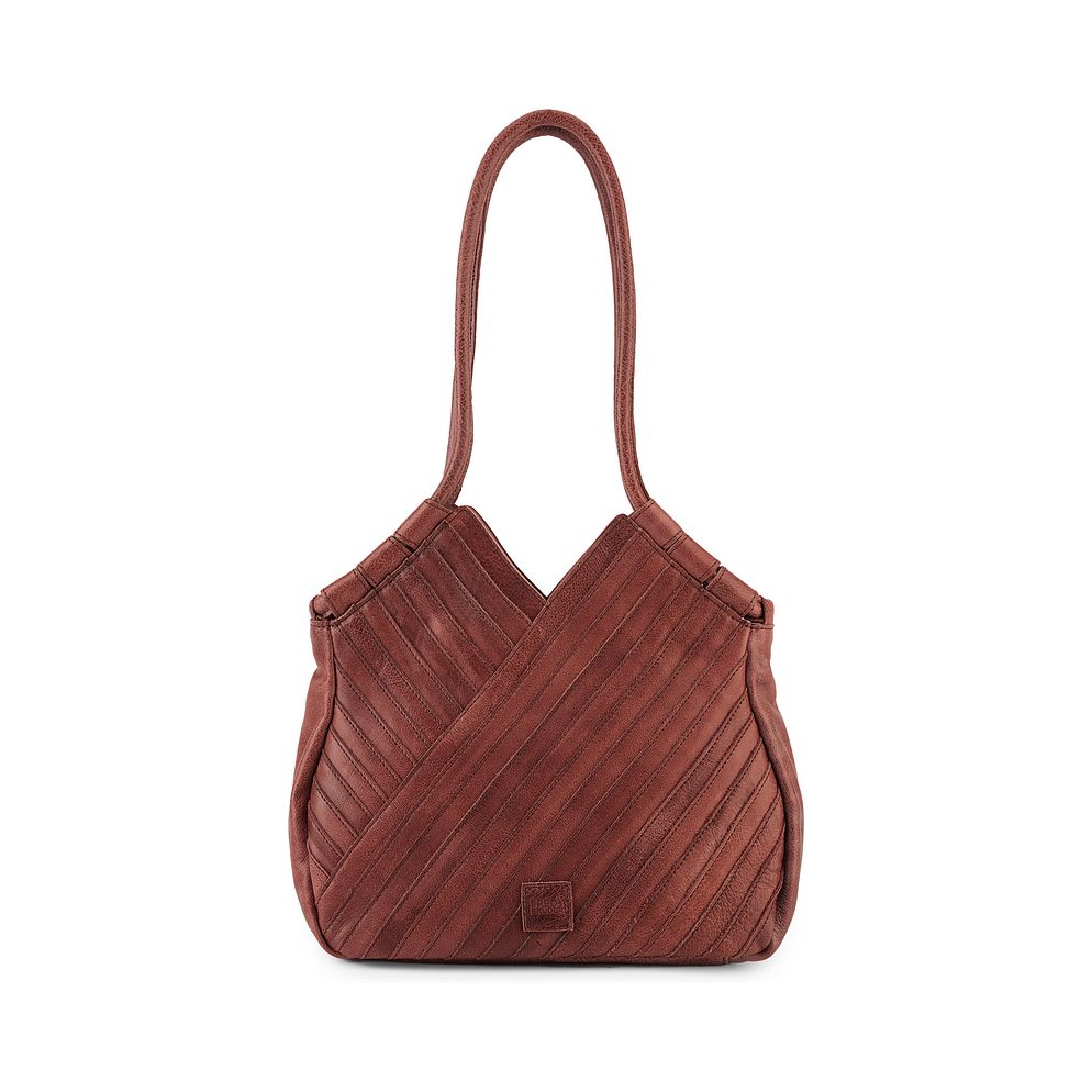 FredsBruder Criss-Cross Borsa shopper Vera Pelle 30 cm