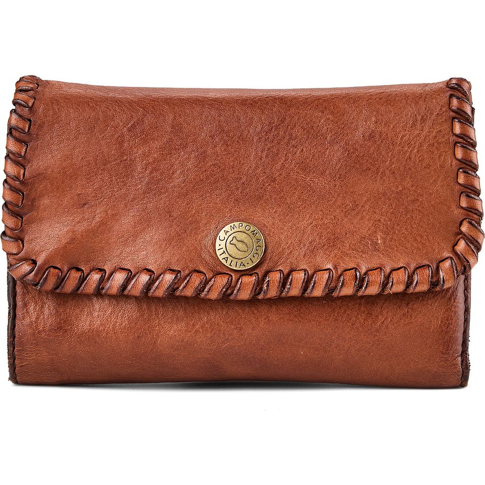 Campomaggi Mirta Portafoglio Protezione RFID Vera Pelle 15 cm