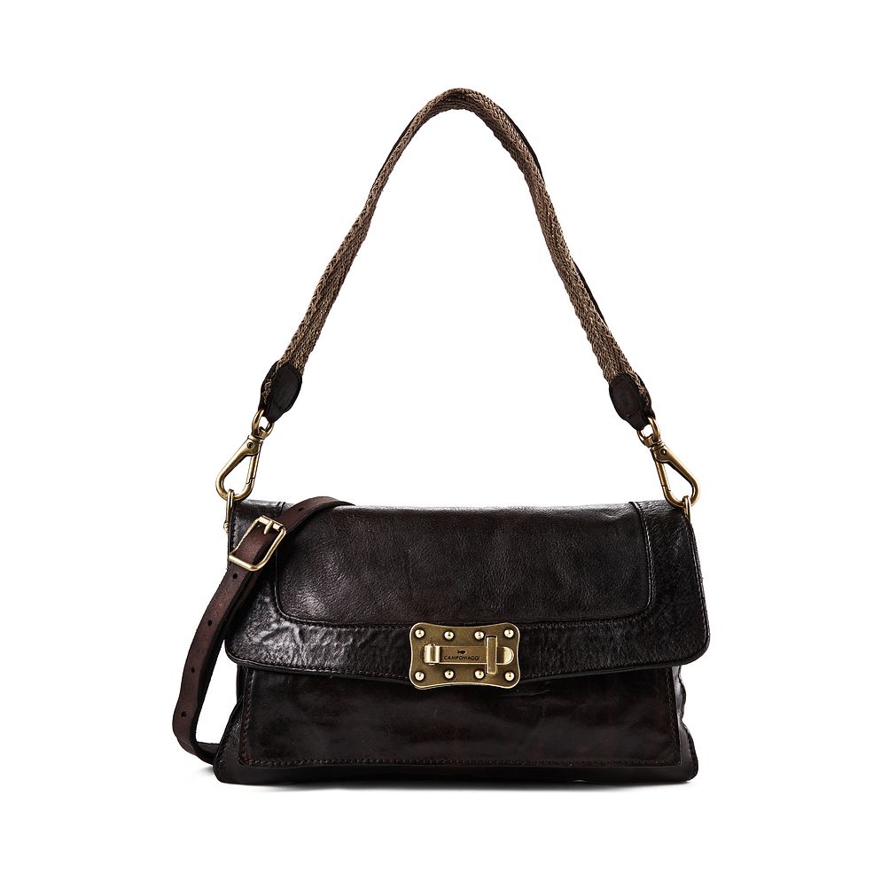 Campomaggi Agnese Borsa a spalla Vera Pelle 27.5 cm Campomaggi Agnese Borsa a spalla Vera Pelle 27.5 cm