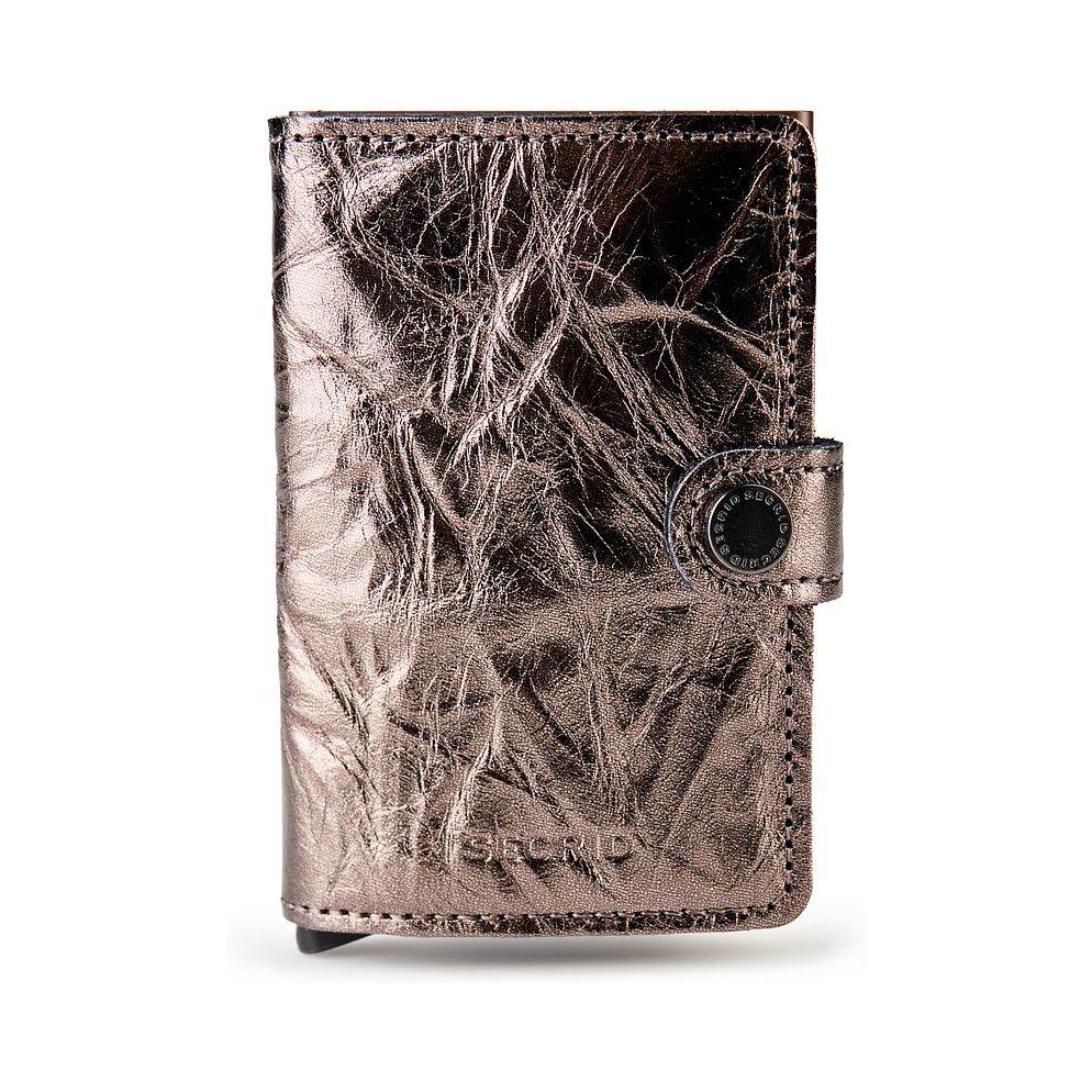 Secrid Miniwallet Custodia per carta di credito Protezione RFID Vera Pelle 6.5 cm