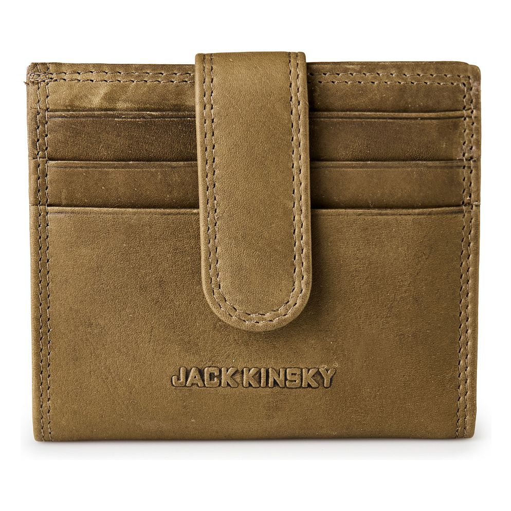 Jack Kinsky Aruba Portafoglio Protezione RFID Vera Pelle 10 cm