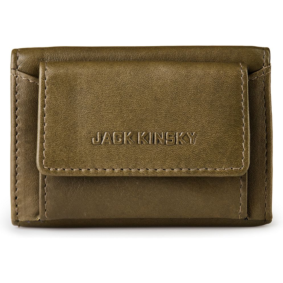 Jack Kinsky Aruba Portafoglio Protezione RFID Vera Pelle 9.5 cm Jack Kinsky Aruba Portafoglio Protezione RFID Vera Pelle 9.5 cm