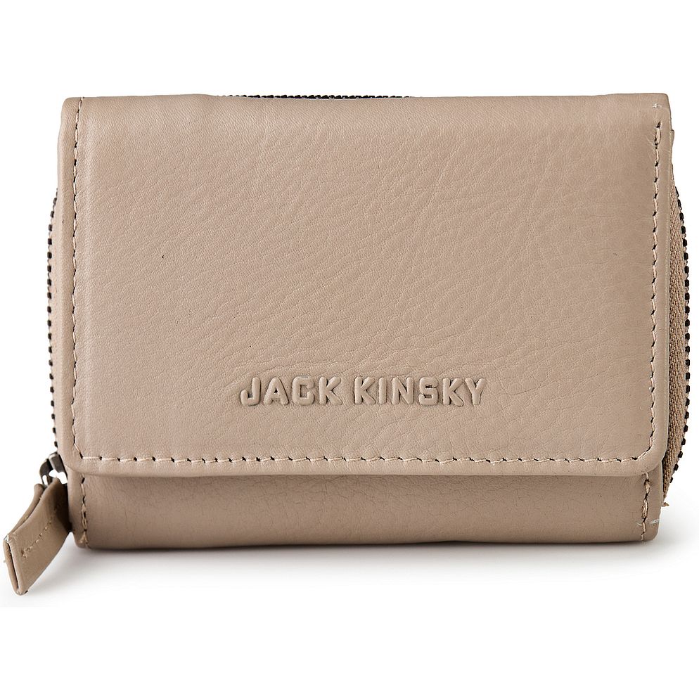Jack Kinsky Livorno 120 Portafoglio Protezione RFID Vera Pelle 10 cm