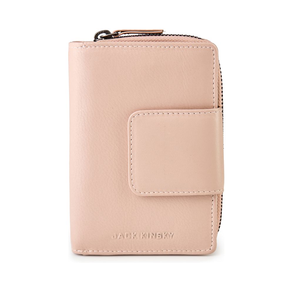 Jack Kinsky Livorno 511 Portafoglio Protezione RFID Vera Pelle 14 cm