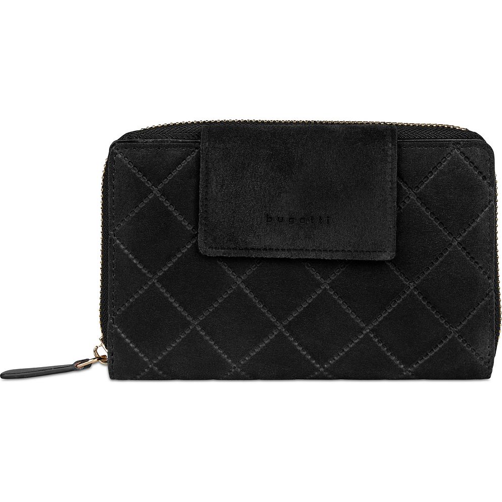 bugatti Fabia Portafoglio Protezione RFID Vera Pelle 16 cm