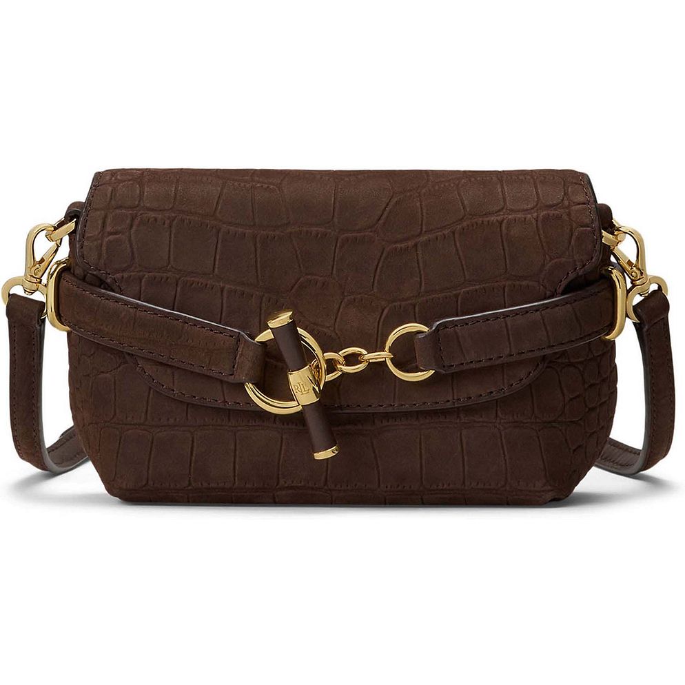 Lauren Ralph Lauren Blaike Mini Borsa Borsa a tracolla Vera Pelle 18 cm Lauren Ralph Lauren Blaike Mini Borsa Borsa a tracolla Vera Pelle 18 cm