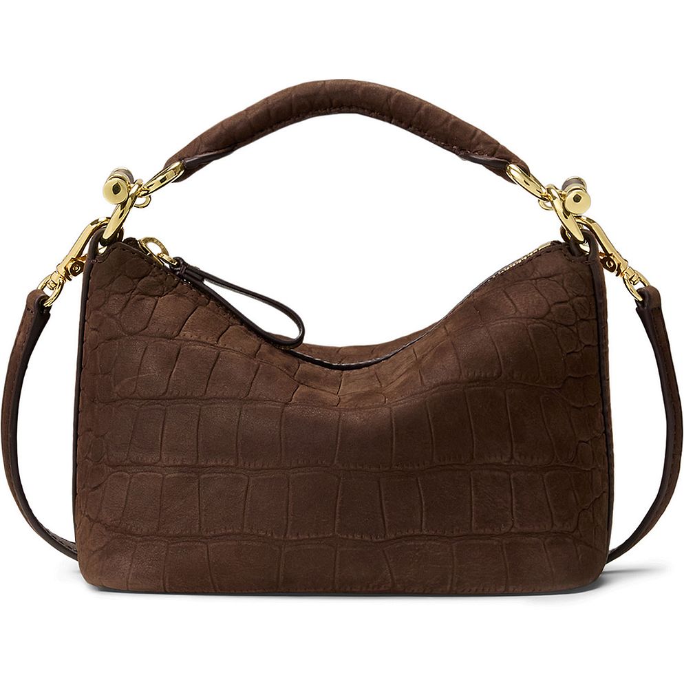 Lauren Ralph Lauren Blaike Mini borsa a mano Vera Pelle 17 cm