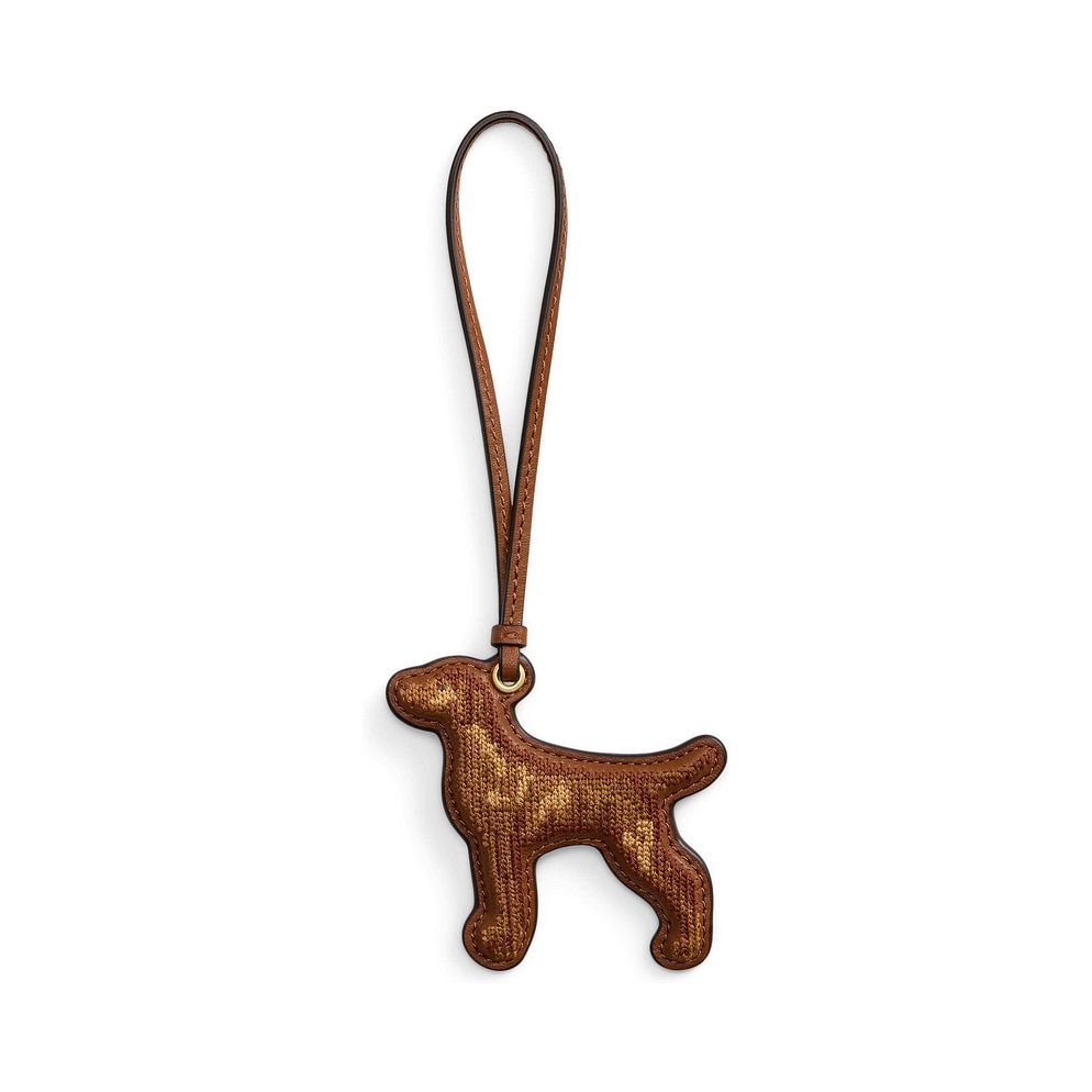 Lauren Ralph Lauren Marcy väskhängare i Läder, 6 cm