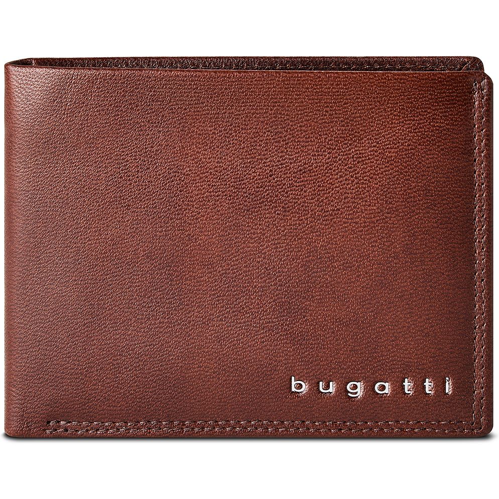 bugatti Valencia Cartera Bloqueo RFID Piel natural 12 cm