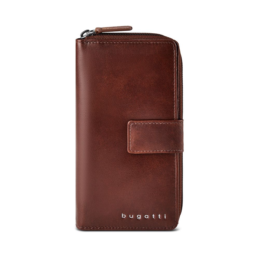bugatti Valencia Cartera Bloqueo RFID Piel natural 19 cm