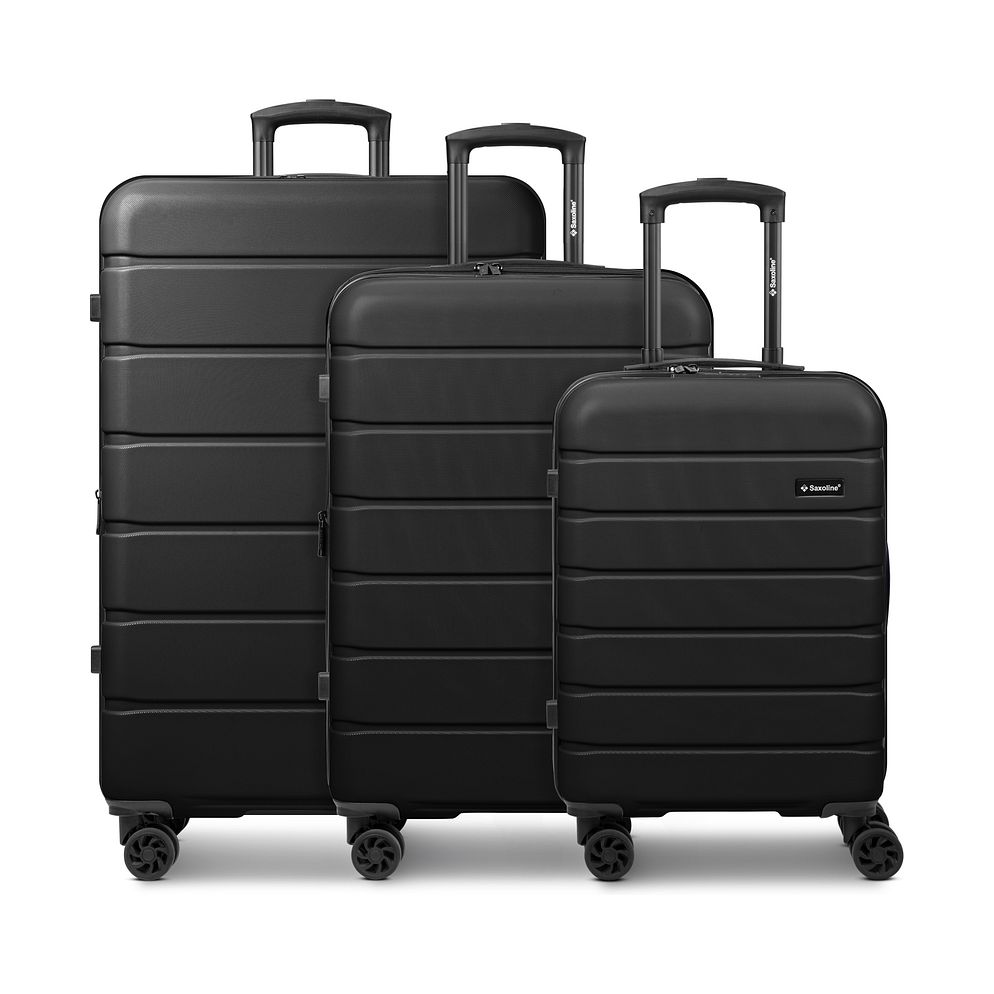 Saxoline Miami 4 ruote Set di valigie 3 pezzi espandibile Saxoline Miami 4 ruote Set di valigie 3 pezzi espandibile