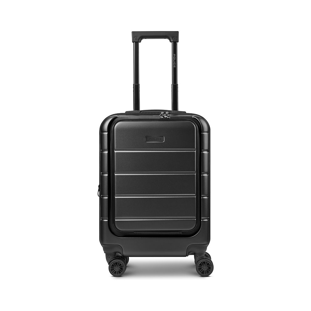 Police Dublin 4 ruote Trolley cabina S 54 cm Vano porta PC espandibile