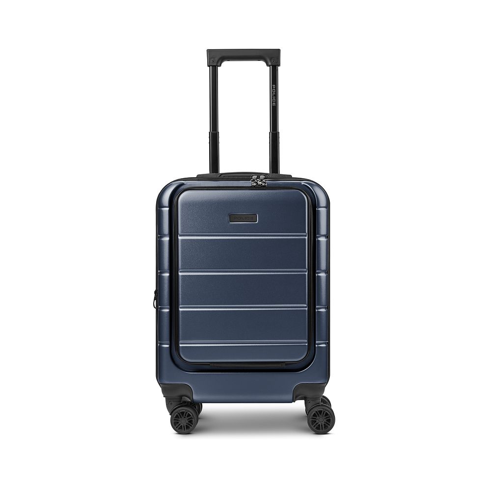 Police Dublin 4 ruote Trolley cabina S 54 cm Vano porta PC espandibile