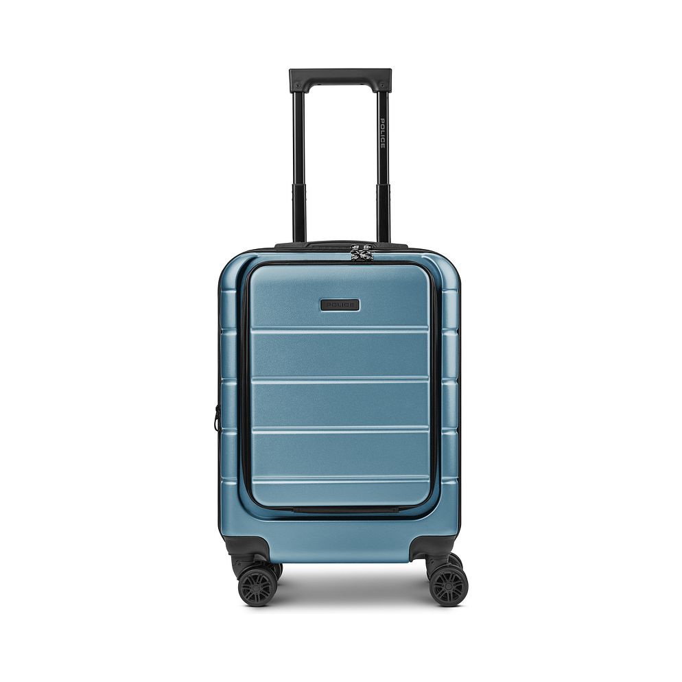 Police Dublin 4 ruote Trolley cabina S 54 cm Vano porta PC espandibile