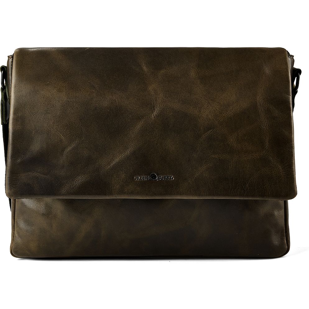 Greenburry Newport Messaggero Vera Pelle 35 cm Greenburry Newport Messaggero Vera Pelle 35 cm