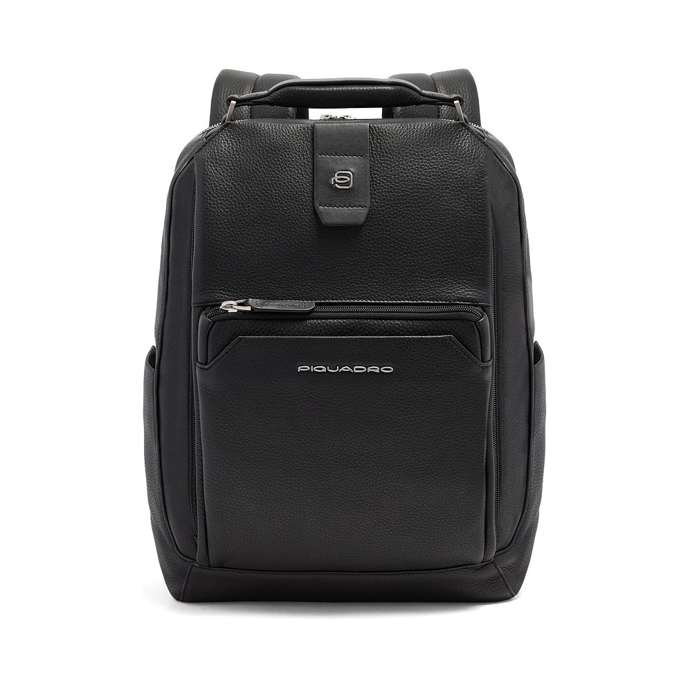 Piquadro Tebe Mochila de día Piel natural 46 cm Compartimento para laptop Piquadro Tebe Mochila de día Piel natural 46 cm Compartimento para laptop