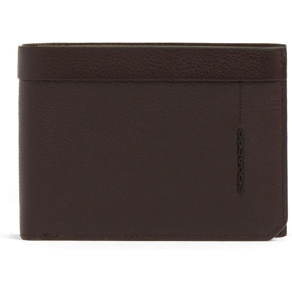 Piquadro Russel Portafoglio Protezione RFID Vera Pelle 13 cm Piquadro Russel Portafoglio Protezione RFID Vera Pelle 13 cm