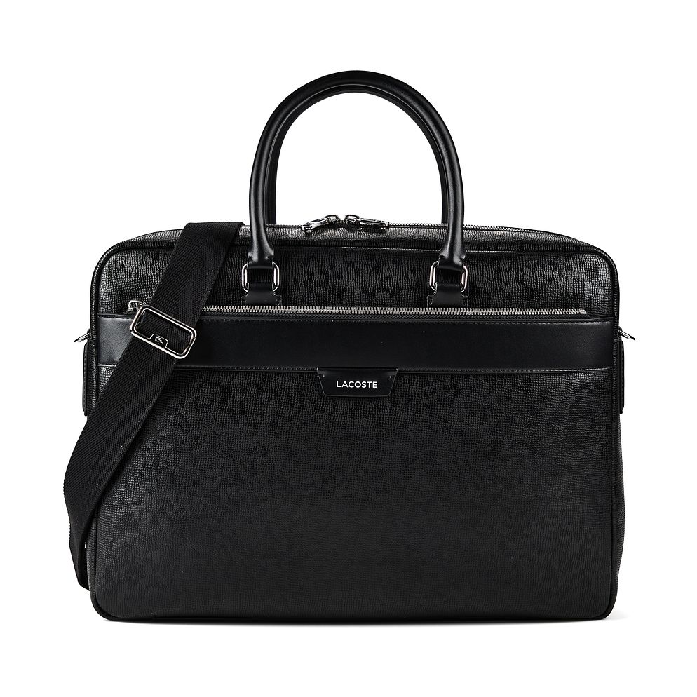 Lacoste Ossian Valigetta Vera Pelle 41 cm Vano porta PC Lacoste Ossian Valigetta Vera Pelle 41 cm Vano porta PC