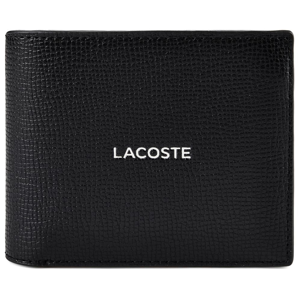 Lacoste Ossian Portafoglio Protezione RFID Vera Pelle 12 cm Lacoste Ossian Portafoglio Protezione RFID Vera Pelle 12 cm