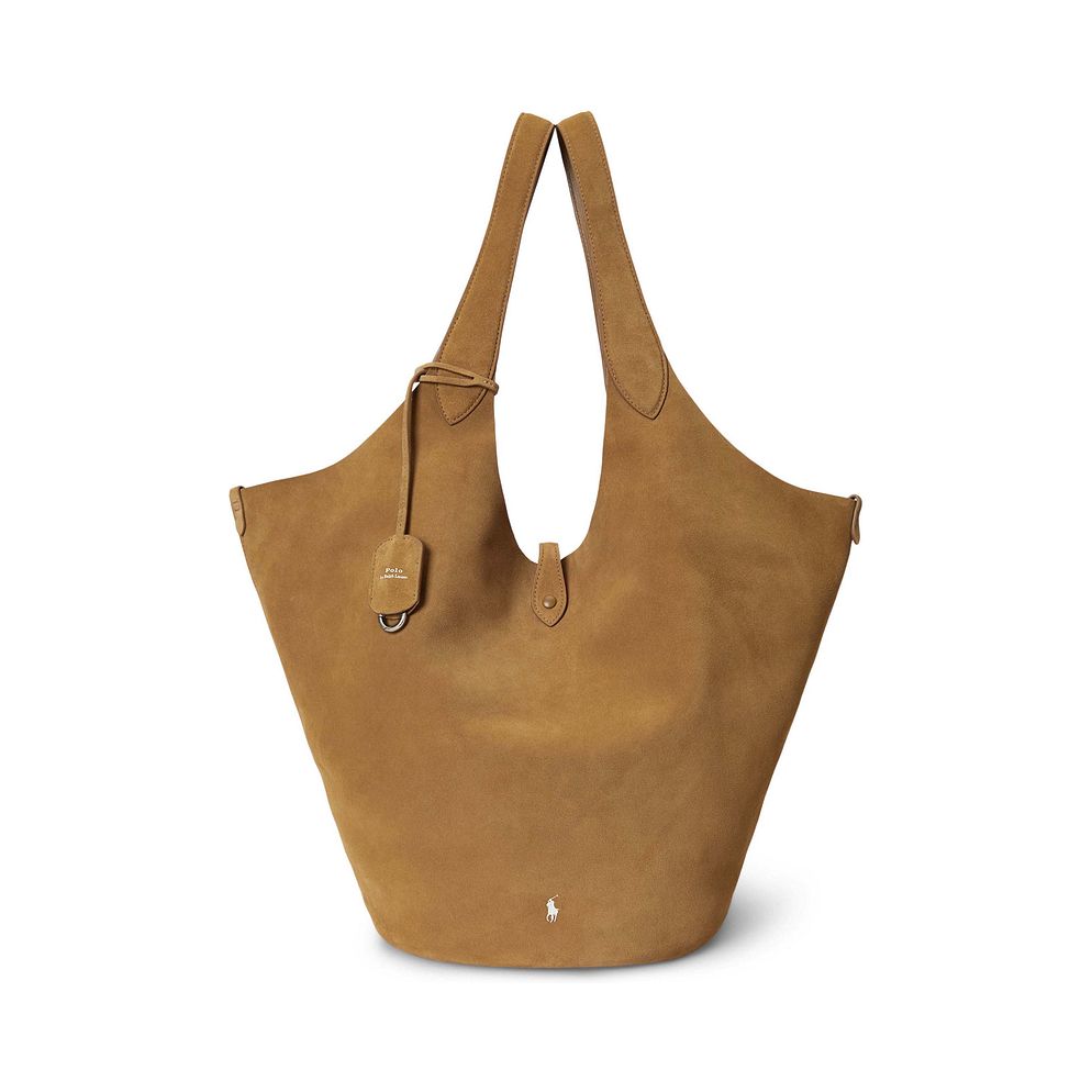 POLO RALPH LAUREN Polo Play Borsa shopper Vera Pelle 49 cm
