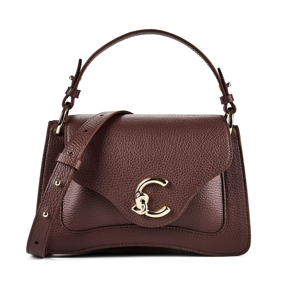 Coccinelle C-Me Borsa a spalla Vera Pelle 23.5 cm Coccinelle C-Me Borsa a spalla Vera Pelle 23.5 cm