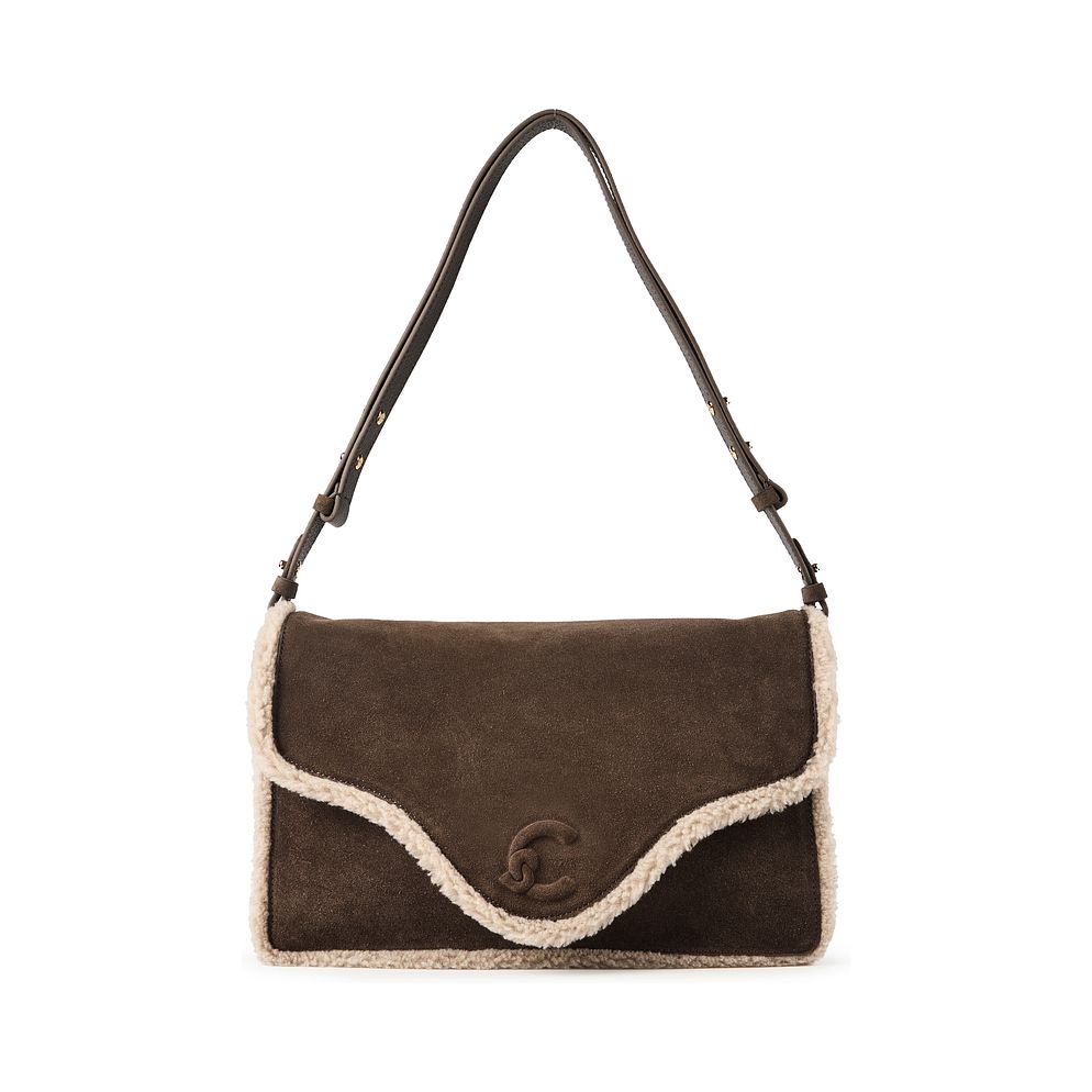 Coccinelle C-Me Bolsa de hombro Piel natural 33 cm