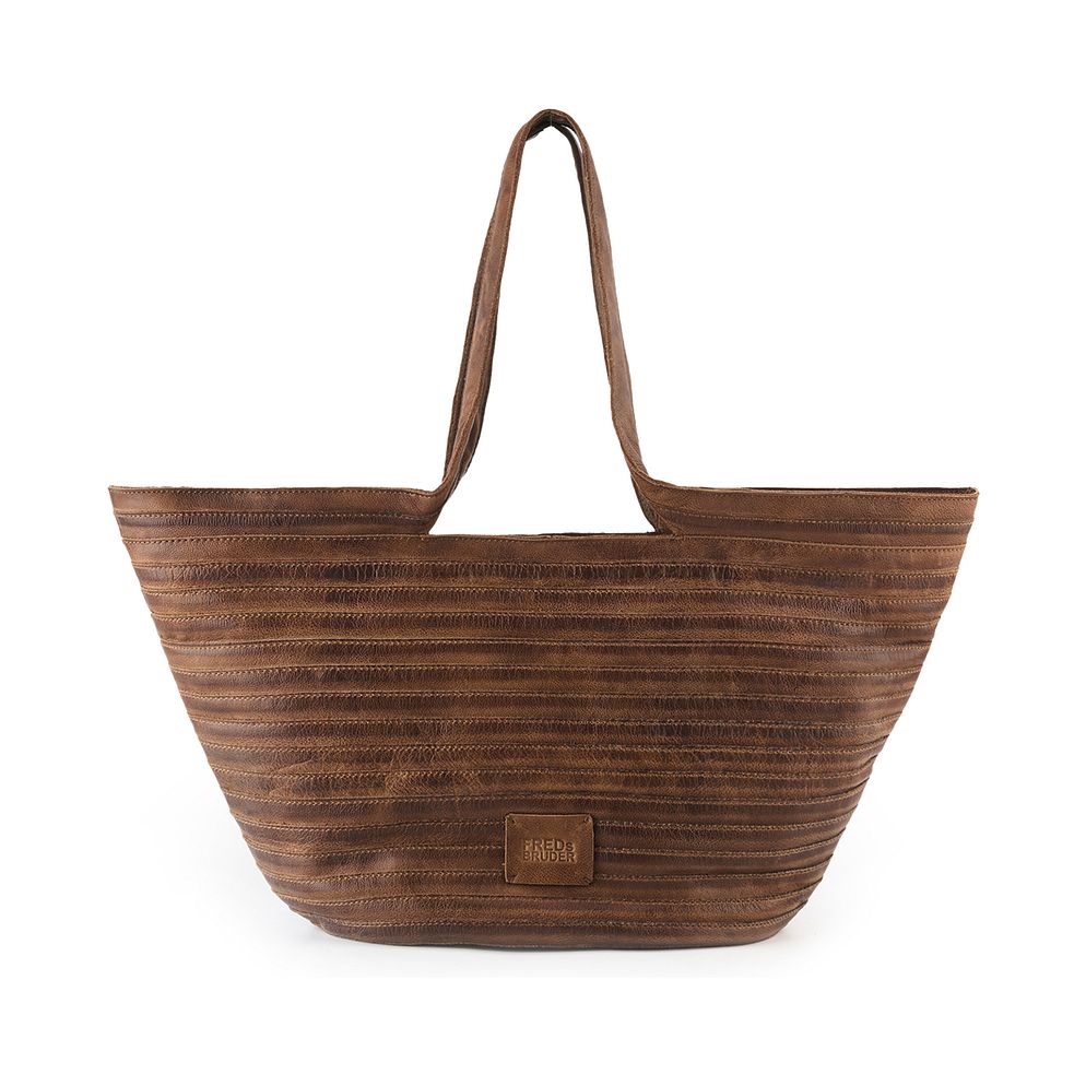 FredsBruder Layer Borsa shopper Vera Pelle 50 cm FredsBruder Layer Borsa shopper Vera Pelle 50 cm