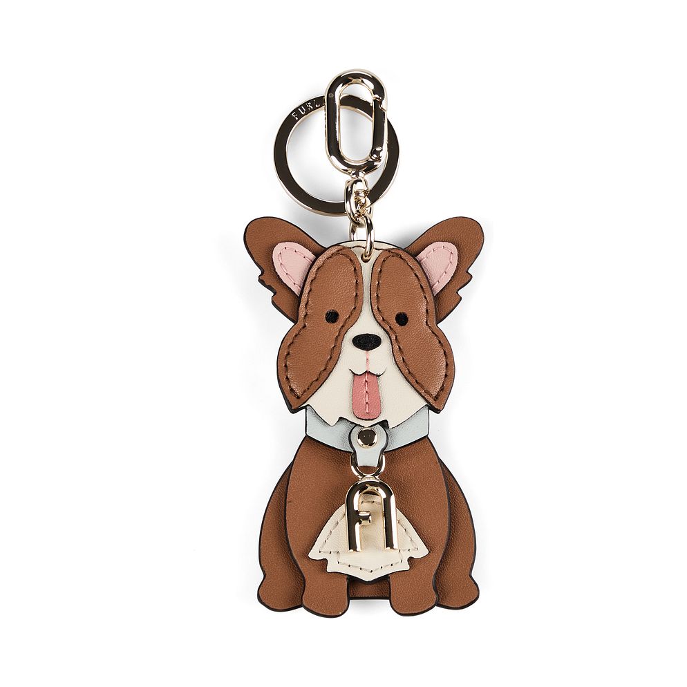 Furla Corgi Nyckelring Läder 5 cm