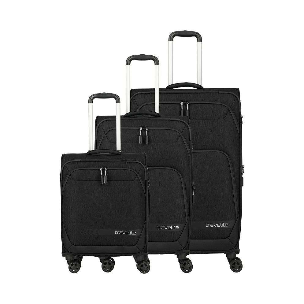 Travelite Kick Off 4 ruote Set di valigie 3 pezzi espandibile Travelite Kick Off 4 ruote Set di valigie 3 pezzi espandibile