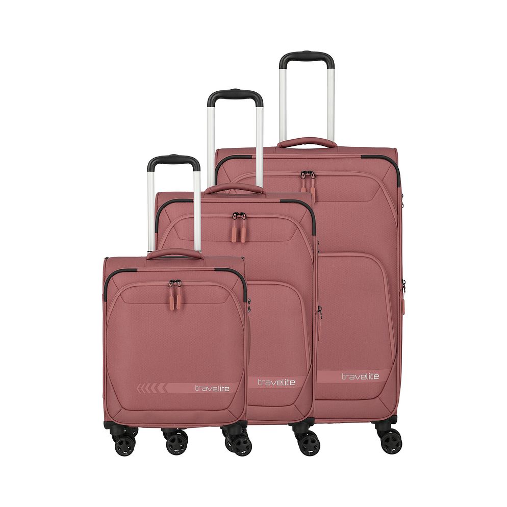Travelite Kick Off 4 ruote Set di valigie 3 pezzi espandibile Travelite Kick Off 4 ruote Set di valigie 3 pezzi espandibile