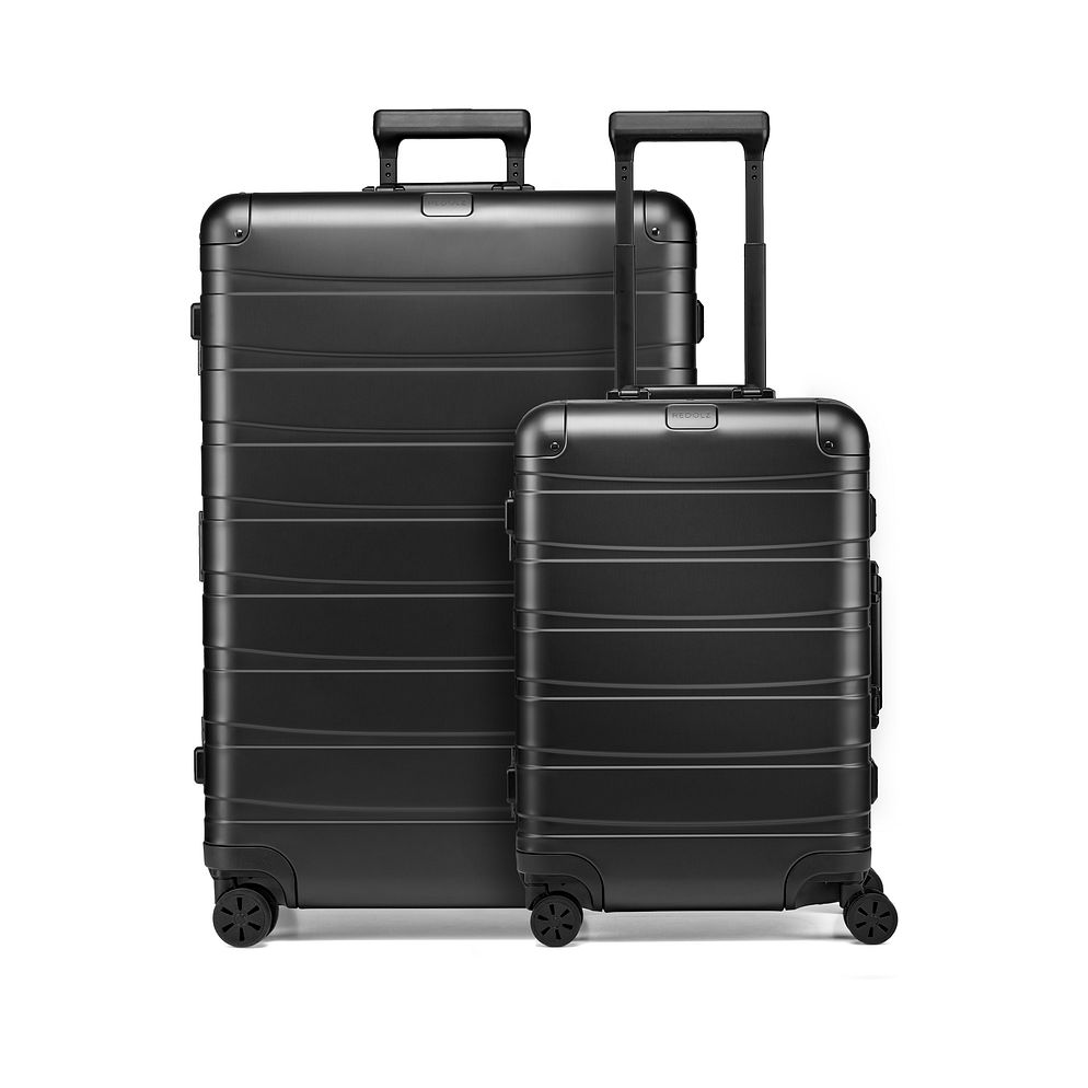 Redolz Juego de maletas de aluminio de 4 ruedas Pro S+L Redolz Juego de maletas de aluminio de 4 ruedas Pro S+L
