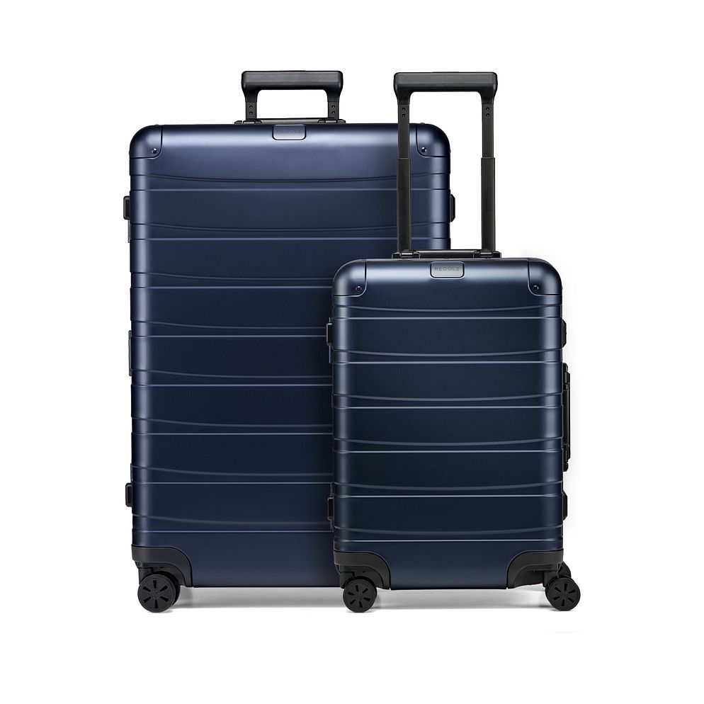 Redolz Juego de maletas de aluminio de 4 ruedas Pro S+L Redolz Juego de maletas de aluminio de 4 ruedas Pro S+L