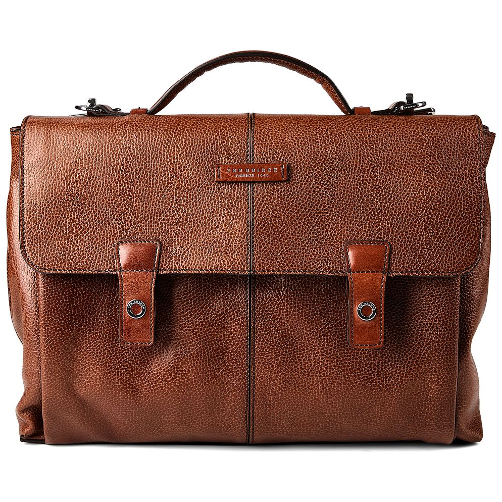The Bridge Biagio Cartella Messenger Vera Pelle 41 cm Vano porta PC The Bridge Biagio Cartella Messenger Vera Pelle 41 cm Vano porta PC