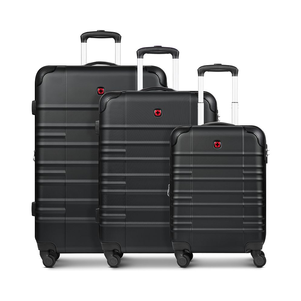 Wenger Amplar Evo 4 ruote Set di valigie 3 pezzi espandibile Wenger Amplar Evo 4 ruote Set di valigie 3 pezzi espandibile