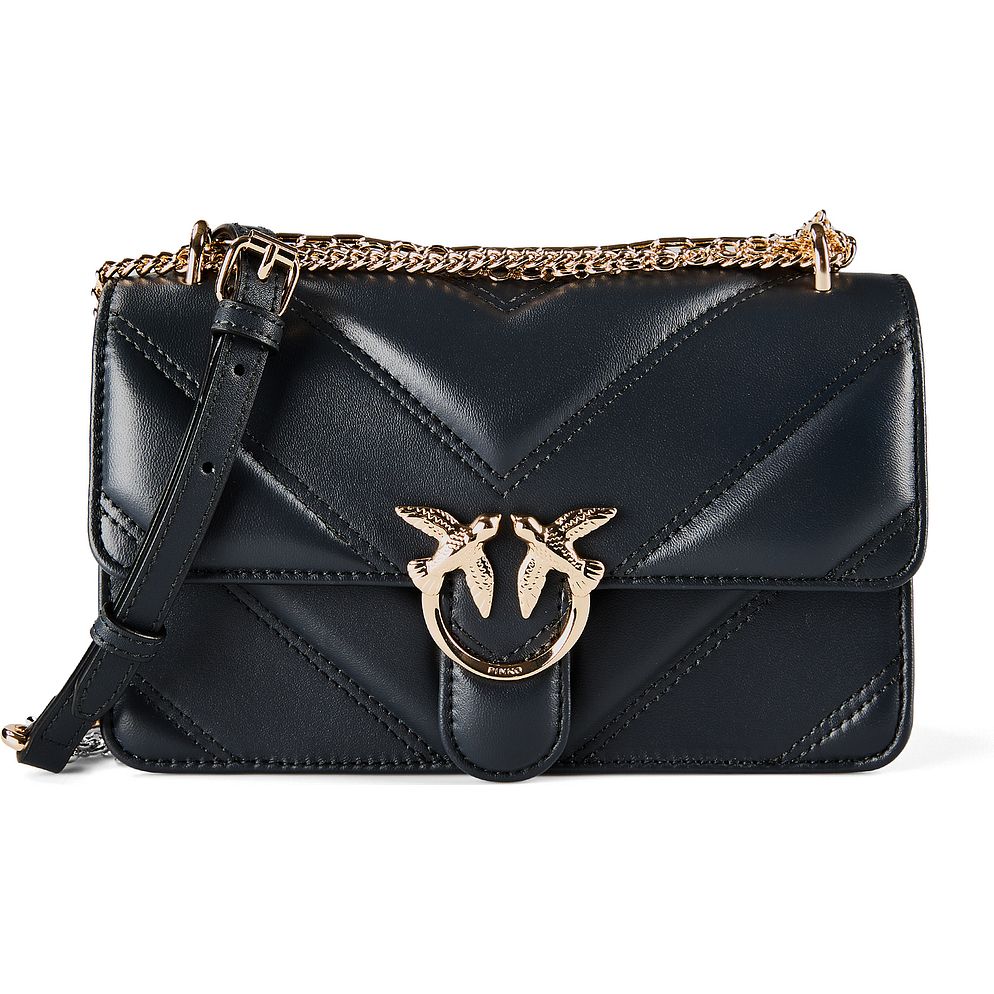PINKO Love One Mini Borsa a tracolla Vera Pelle 20.5 cm