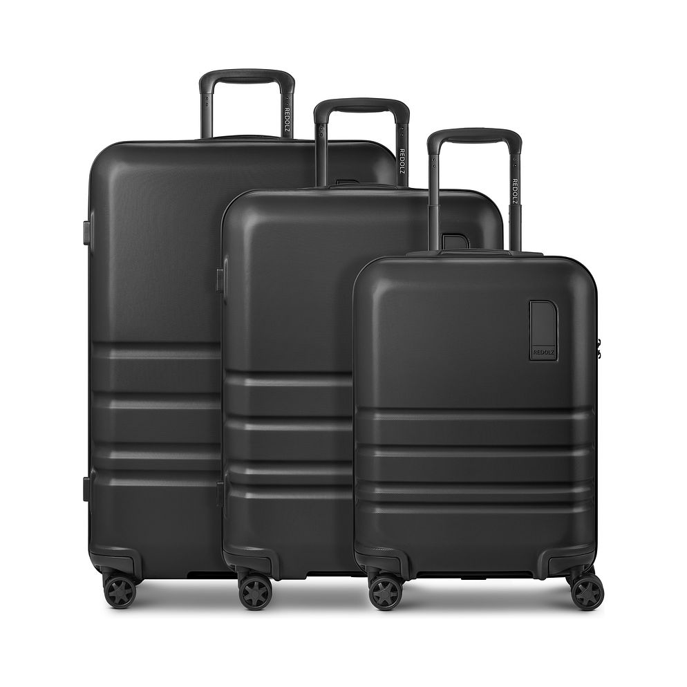 Redolz Pro ABS 4 ruote Set di valigie 3 pezzi espandibile